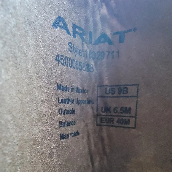 Ariat Tallahassee boots.  Sz 9B - Picture 16 of 16